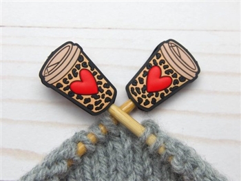 Fox and Pine Stitch Stoppers Leopard Lattes