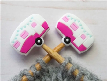 Fox and Pine Stitch Stoppers Pink Camper