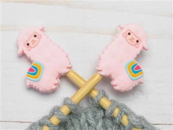 Fox and Pine Stitch Stoppers Pink Llamas