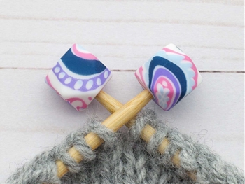 Fox and Pine Stitch Stoppers Pastel Swirl Hexagon