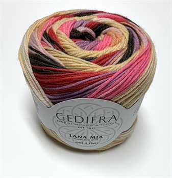 Lana Mia One 4 Two  971 Peach, Pink, Lavender
