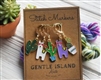 Gentle Island Knits Stitch Markers:  Llama and Cacti