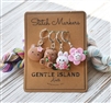 Gentle Island Knits Stitch Markers:  Sweet Blossom