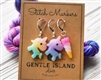 Gentle Island Knits Stitch Markers:  Sparkle Unicorn