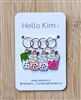 Hello Kim Stitch Markers: Bubble Tea