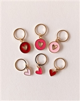 Hello Kim Stitch Markers: Little Hearts