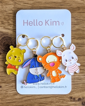 Hello Kim Stitch Markers: Winnie's Friends