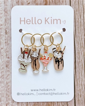 Hello Kim Stitch Markers: With Whipped Cream