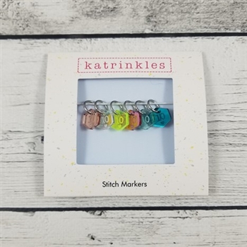 Katrinkles Tiny Cast On Counting Stitch Marker Set Acrylic