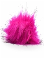 Furreal Vegan Fur Pom Pom 46 Scarlet Ibis