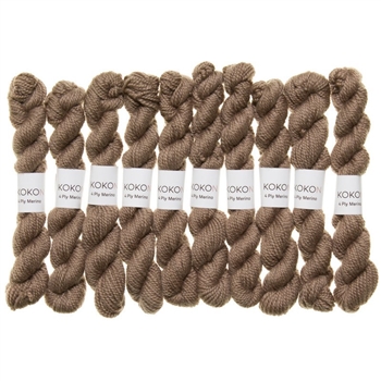 Kokon Fingering Weight Merino 10gr Dune mini skein