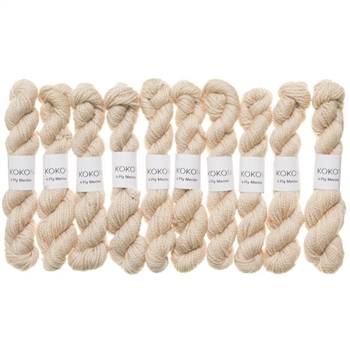 Kokon Fingering Weight Merino 10gr Stone mini skein