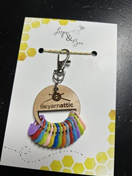 Loops & Bee Stitch Marker Holder