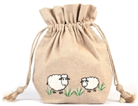 Lantern Moon Meadow White Sheep Bag