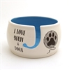 Lenny Mud Yarn Bowl: I Love Dogs and Yarn