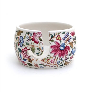Lenny Mud Yarn Bowl: Vintage Tapestry