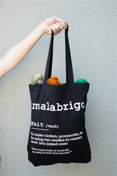 Malabrigo Tote Bag - Definition Black