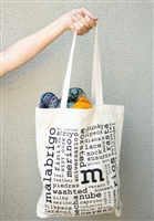 Malabrigo Tote Bag - Word Mix Natural (Final Sale)
