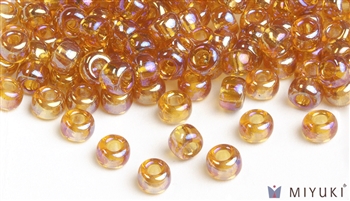 Miyuki 6/0 Glass Beads 2456 Transparent Gold AB 30gr