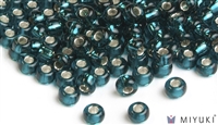 Miyuki 6/0 Glass Beads 30 Silverlined Dark Teal 30gr