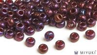 Miyuki 6/0 Glass Beads 313 Cranberry Gold Luster 30gr