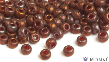 Miyuki 6/0 Glass Beads 315 Burgandy Gold Luster 30gr