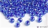 Miyuki 6/0 Glass Beads 353 Cobalt-lined Sapphire AB 30gr
