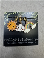 Molly Klein Designs Stitch Markers:  The Weather