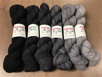 Scrumptious HT 1/2 Skein Gradients Stormy Skies Ahead (Final Sale)