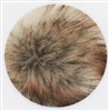 Faux Fur 16cm Pom-Pom 205 Wheat