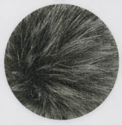 Faux Fur 16cm Pom-Pom 206 Grey