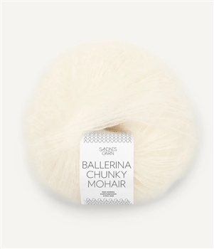 Ballerina Chunky Mohair 1012 Natural White