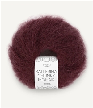 Ballerina Chunky Mohair 4372 Burgundy