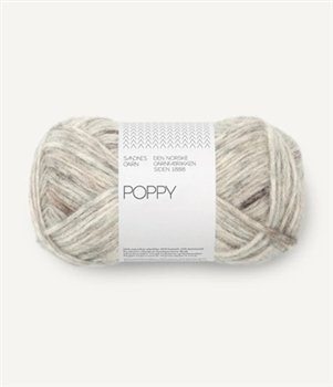 Poppy 1045 Grey Marble Print