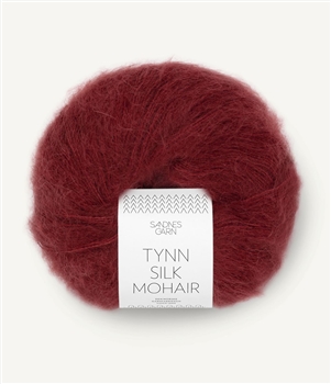 Tynn Silk Mohair 4054 Deep Red Wine