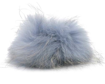 Raccoon Pom-Pom w/ Snap 024 Lilac/Light Blue