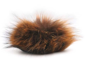 Raccoon Pom-Pom w/ Snap 119 Nougat/Black (Discontinued)