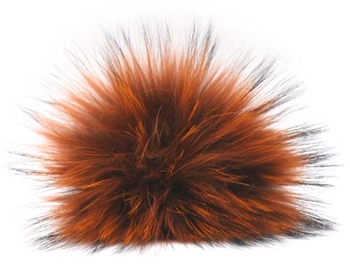 Raccoon Pom-Pom w/ Snap 120 Copper/Charcoal Tips (Discontinued)