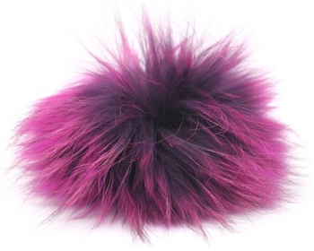 Raccoon Pom-Pom w/ Snap 154 Violet (Discontinued)