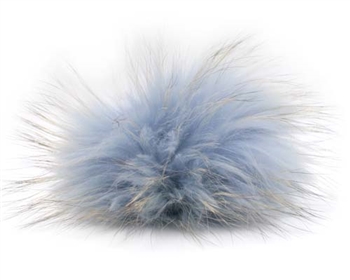 Raccoon Pom-Pom w/ Snap 610 Periwinkle/Charcoal (Discontinued)