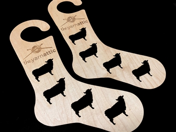 The Yarn Attic Sheep Sock Blocker Set- Medium Size