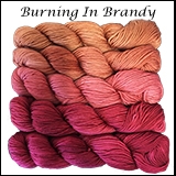 Mad Hatter Mini Skein Packs Burning in Brandy (Limited Edition Oct 2016) (Final Sale)