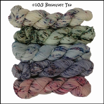 Mad Hatter Mini Skein Packs 103 Breakfast Tea (Final Sale)