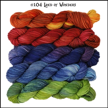 Mad Hatter Mini Skein Packs 104 Land of Wonders (Final Sale)