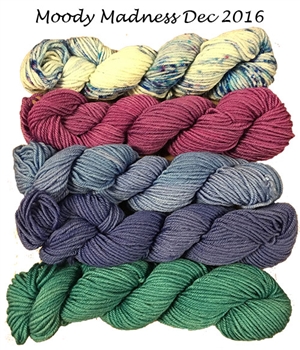 Mad Hatter Mini Skein Packs  Moody Madness (Limited Edition Dec 2016) (Final Sale)