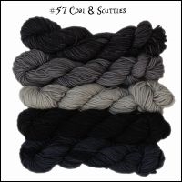 Mad Hatter Mini Skein Packs 57 Coal & Scuttles (Final Sale)