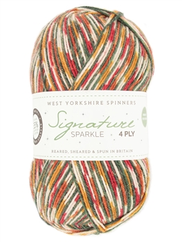 Signature 4ply Sparkle 1208 Yuletide
