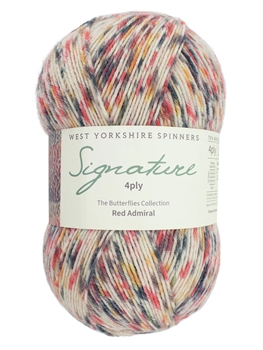 Signature 4ply Butterflies 1241 Red Admiral