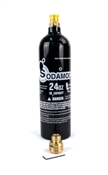 SodaMod Adapter and (1) High Quality Beverage Grade CO2 24oz Air Tank Combo Package