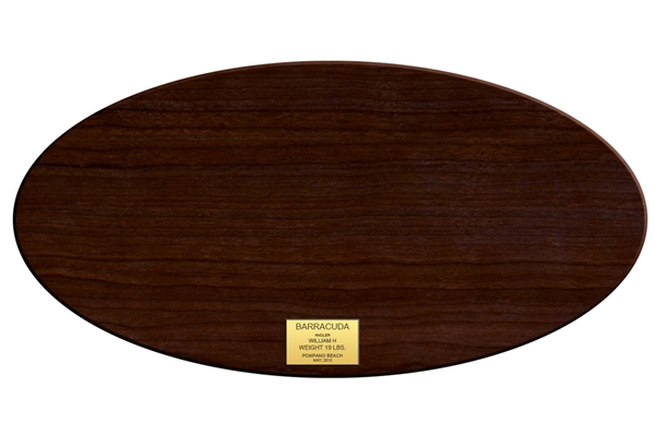 Wood Plaque - Oval